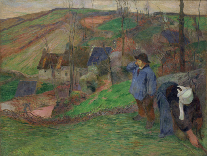 Paul Gauguin, Landscape of Brittany, 1888, oil on canvas, 92 × 73 cm, National Museum of Western Art, Tokyo. Photo: NMWA/ DNPartcom