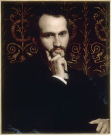Portrait of rentier Charles Hayem (1839–1902) by Jules-Elie Delaunay, 1865. Oil on canvas, 55.5 × 46 cm. Musée d’Orsay, Paris