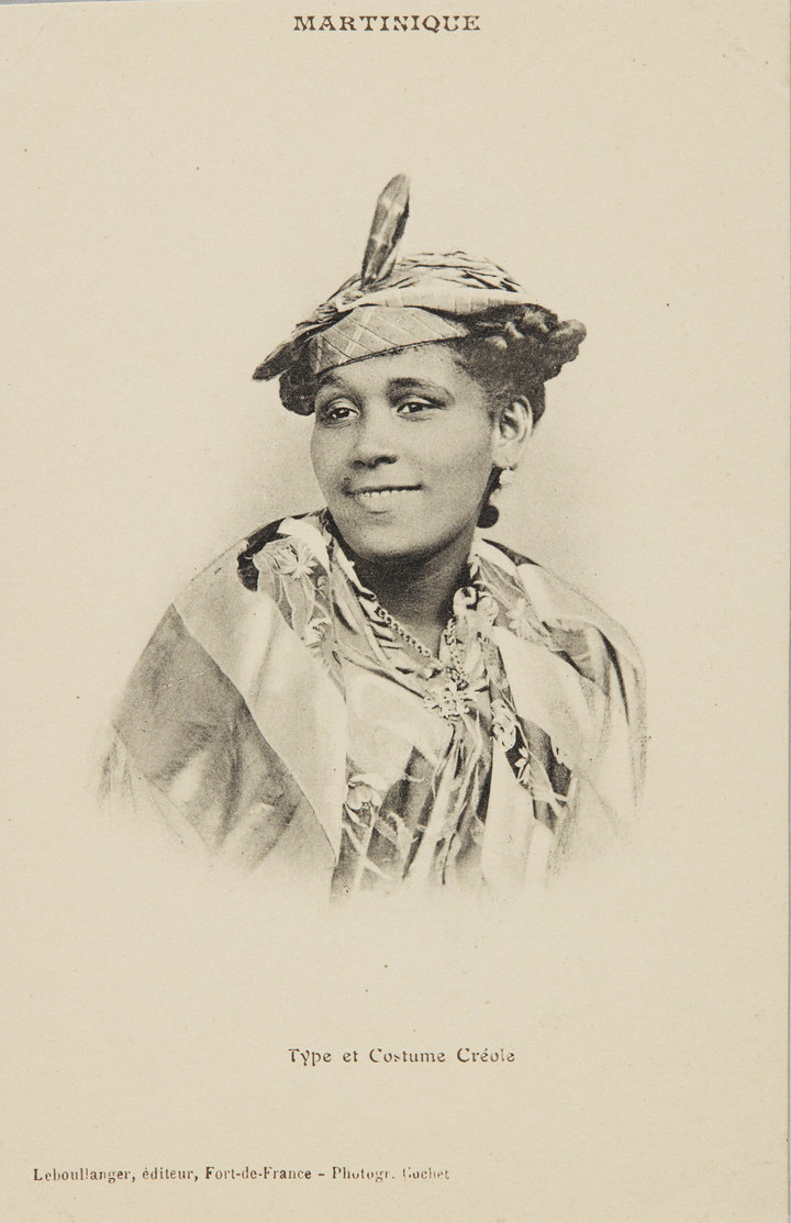 Martinique – Type et Costume Créole, postcard, n.d, Musée régional d’histoire et d’ethnographie de Martinique, Fort-de-France, Benoit-Jeannette Collection