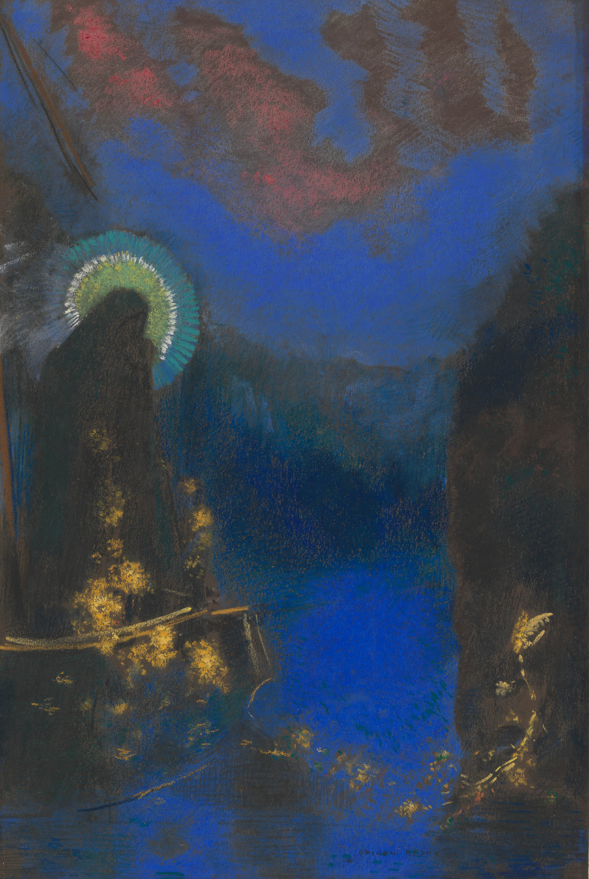 Odilon Redon, The Boat, 1898, Van Gogh Museum, Amsterdam (purchased with support from the Rembrandt Association, the Van Gogh Foundation and the Ministry of Health, Welfare and Culture)