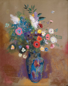 Odilon Redon, Bouquet of Flowers, c. 1900–5. Pastel on paper, 80.3 × 64.1 cm. Metropolitan Museum of Art, New York, Gift of Mrs. George B. Post, 1956