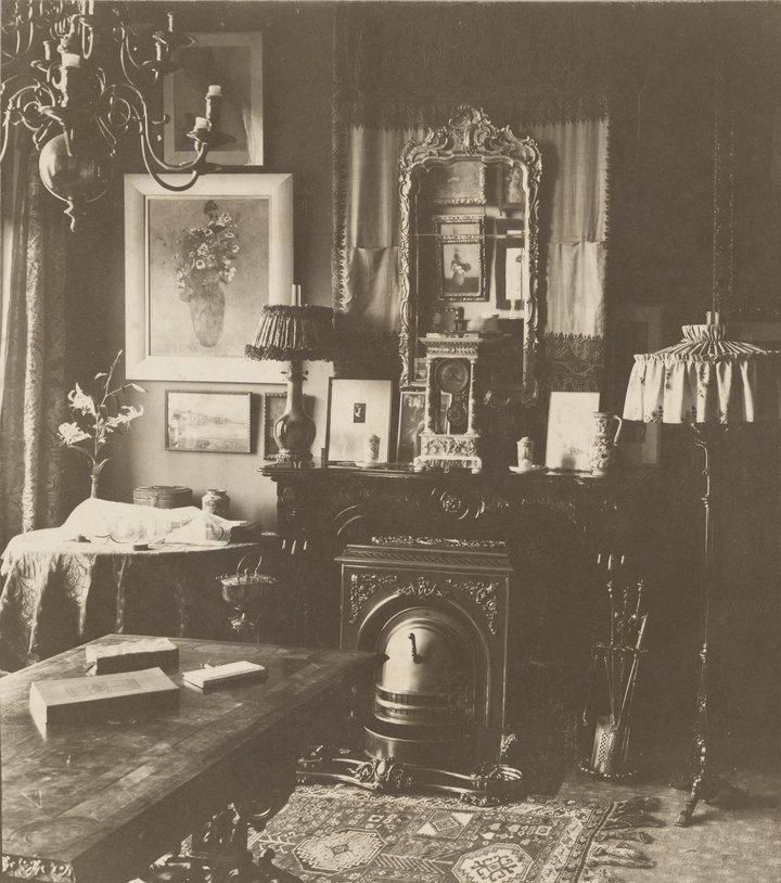 The Interior of Andries Bonger’s Home at 56 Stadhouderskade, 1904. Rijksmuseum, Amsterdam, Andries Bonger Archive, S. Crommelin Bequest