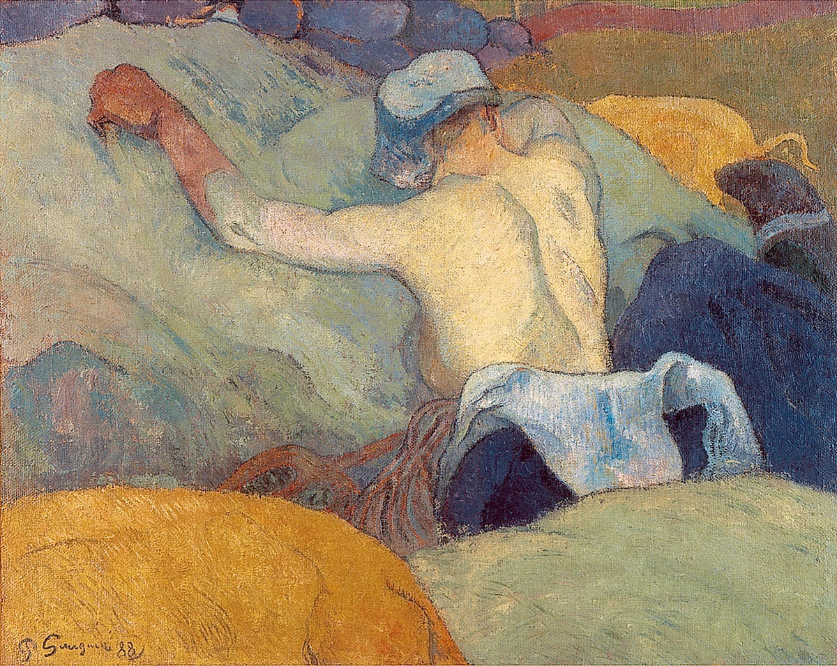 Paul Gauguin, The Pigs or In the Heat of the Day, 1888, oil on canvas, 73x92 cm, private collection