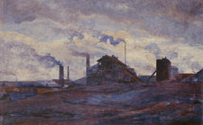 Eugène Boch, Coal Mine, 1891, oil on canvas, 98 × 153 cm, private collection