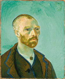 Vincent van Gogh, Self-Portrait Dedicated to Paul Gauguin, 1888, oil on canvas, 61.5 × 50.3 cm, Harvard Art Museums/Fogg Museum, Bequest from the Collection of Maurice Wertheim, Class of 1906. Photo: © President and Fellows of Harvard College