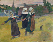 Paul Gauguin, Breton Girls Dancing, Pont-Aven, 1888, oil on canvas, 73 × 92.7 cm, National Gallery of Art, Washington, DC, Collection of Mr and Mrs Paul Mellon. Photo: Courtesy National Gallery of Art, Washington