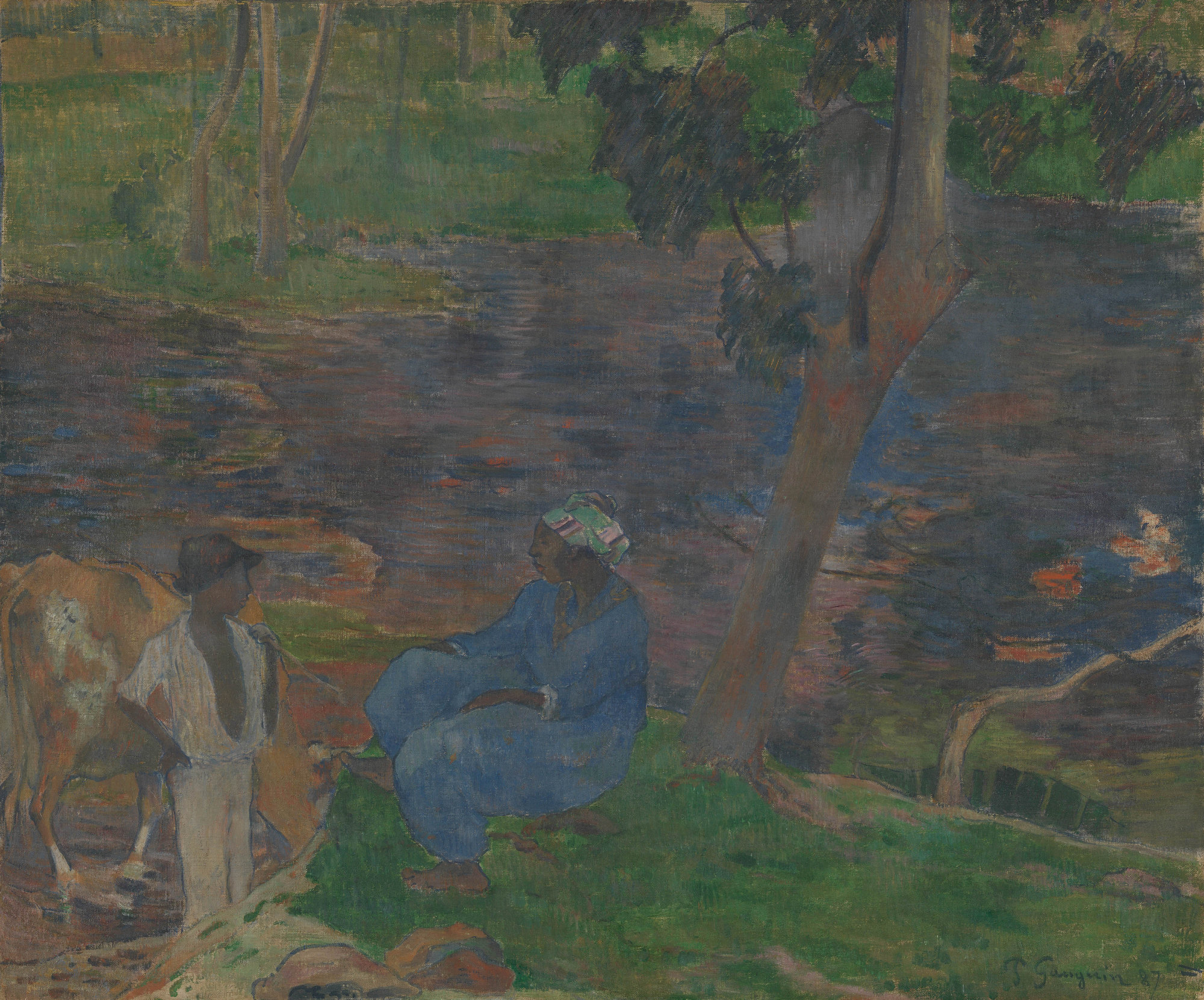 Paul Gauguin, On the Banks of the River, Martinique, 1887, Van Gogh Museum, Amsterdam (Vincent van Gogh Foundation)