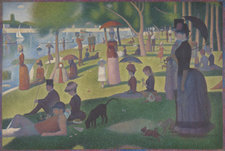 Georges Seurat, A Sunday on La Grande Jatte — 1884, 1884–86, oil on canvas, 207.5 × 308.1 cm, The Art Institute of Chicago, Helen Birch Bartlett Memorial Collection