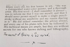 Detail of an article on Redon preserved in the Andries Bonger Archive in the Rijksmuseum with   an anonymous note written in pen and ink, and signed (or decorated) with an ‘X’: ‘The secret of Redon is his mind’ 