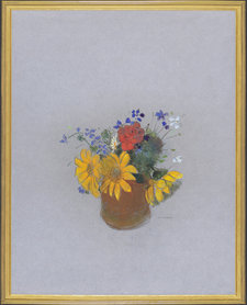 Reconstruction of the paper colour and frame of cat. 30, fabricated by conservator Nico Lingbeek in September 2021 for the Van Gogh Museum, Amsterdam