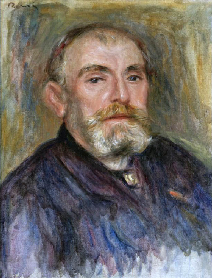 Portrait of artist Henry Lerolle (1848–1929) by Pierre-Auguste Renoir, c. 1895. Oil on canvas, 45.4 × 35 cm. Private collection