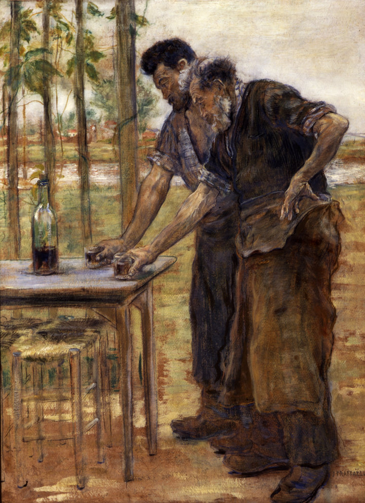 Jean-François Raffaëlli, The Blacksmiths, 1884, oil on cardboard mounted on panel, 77 × 57 cm, Musée de la Chartreuse, Douai