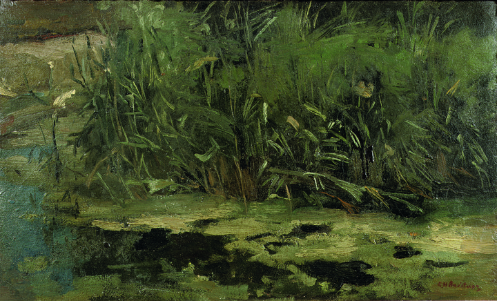 George Hendrik Breitner, At the Riverbank, 1880, oil on paper laid on cardboard, 25.5 x 41.5 cm, Christie’s, Amsterdam. Photo: © 2009 Christie’s Images Limited