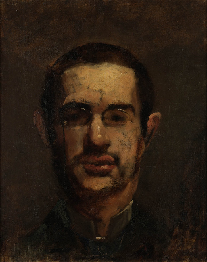Charles Laval, Portrait of Henri de Toulouse-Lautrec, c. 1882–83, oil on canvas, 46 × 38 cm, Musée Toulouse-Lautrec, Albi