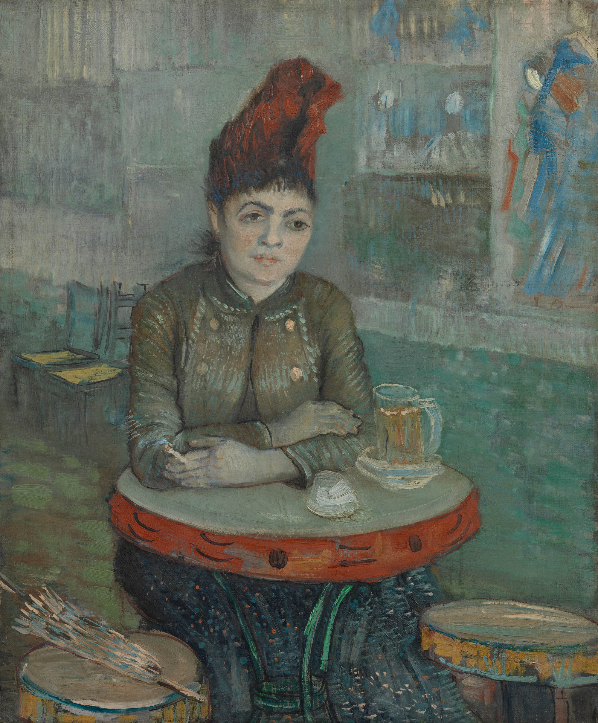 Vincent van Gogh, In the Café: Agostina Segatori in Le Tambourin, 1887, Van Gogh Museum, Amsterdam (Vincent van Gogh Foundation)