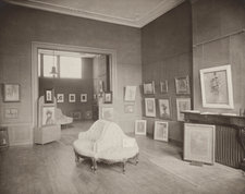 Interior of Kunstzaal Reckers during the Redon exhibition of 1907, Rotterdam. Rijksmuseum, Amsterdam, Andries Bonger Archive, S. Crommelin Bequest