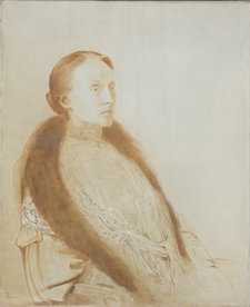 Odilon Redon, Portrait of A.M.L. Bonger-van der Linden, 1905. Oil on canvas, 72.5 × 59.5 cm. Rijksmuseum, Amsterdam, Gift of C.H. Huguenot van der Linden, Amsterdam and E.C. van der Linden, Amsterdam