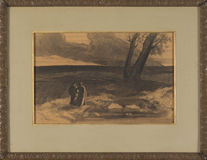 Cat. 2 in its original matting and frame by Boyer