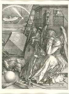 Albrecht Dürer, Melencolia I, 1514. Engraving on paper, 23.9 × 18.5 cm. Rijksmuseum, Amsterdam