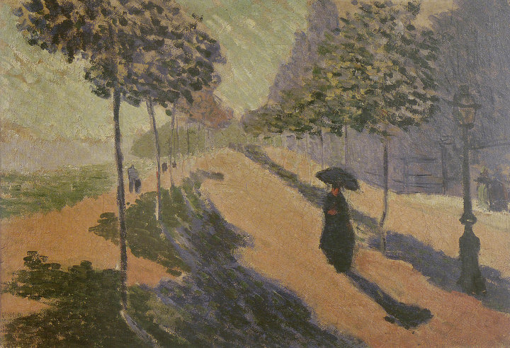 Emile Bernard, Little Evening Effect on the Seine, Asnières, 1886, oil on canvas, 37 × 54 cm, private collection 