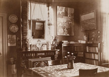 Interior of Bonger’s home Villa Jeanne in Hilversum, 1896. Private collection