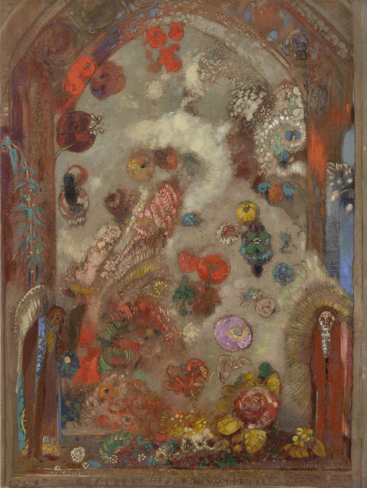 Odilon Redon, The Window, c. 1907. Oil on canvas, 81 × 61.3 cm. Museum of Modern Art, New York, Gift of the Ian Woodner Family Collection