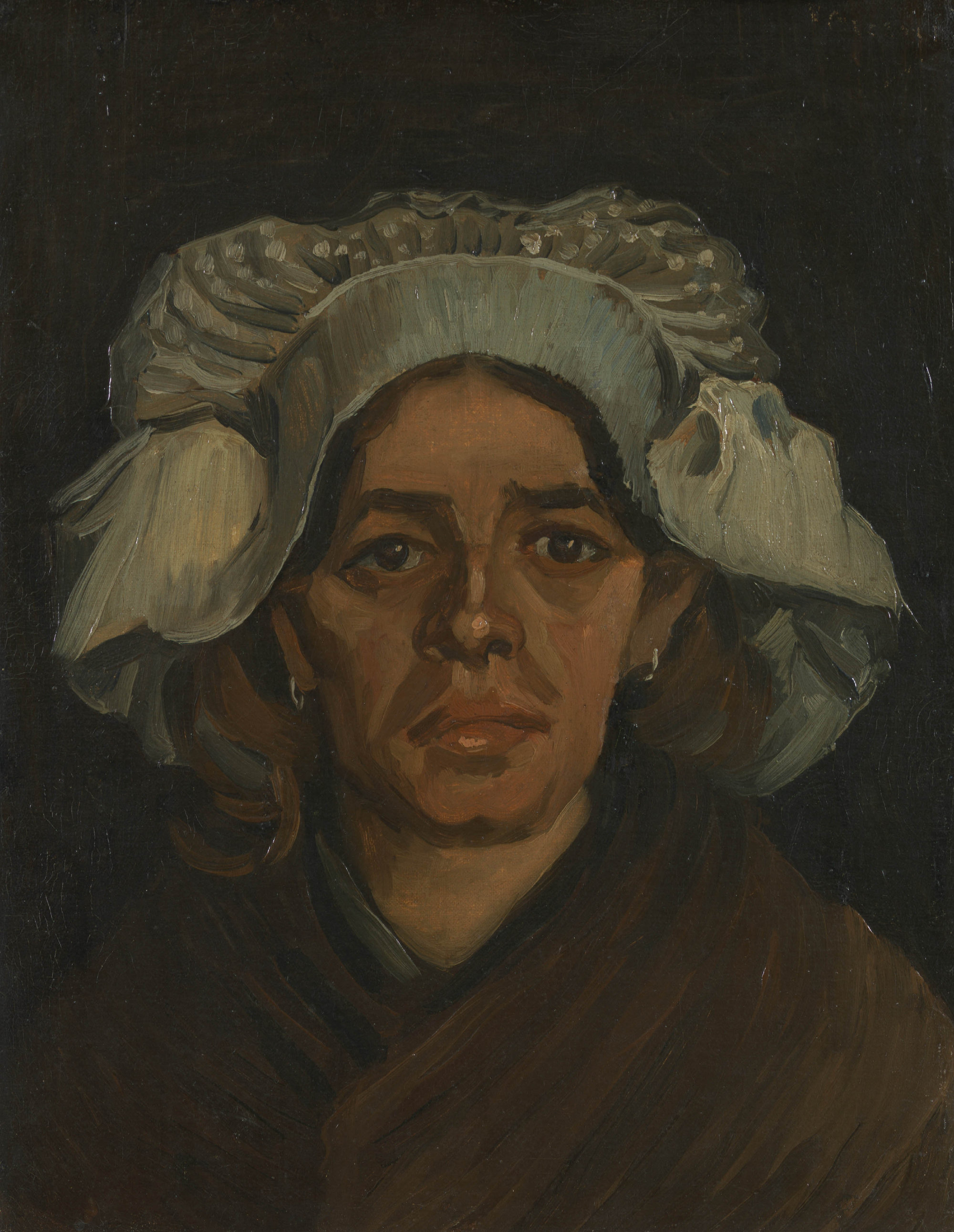 Vincent van Gogh, Head of a Woman (Gordina de Groot), 1885, Van Gogh Museum, Amsterdam (Vincent van Gogh Foundation)